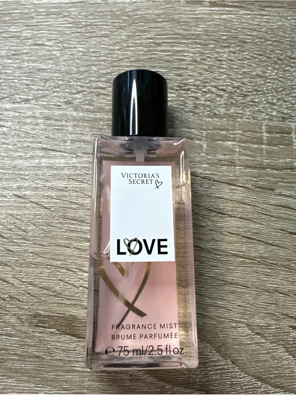 Victoria's Secret Love Fragrance Body Mist Spray Travel Size 2.5 oz 75 ml new